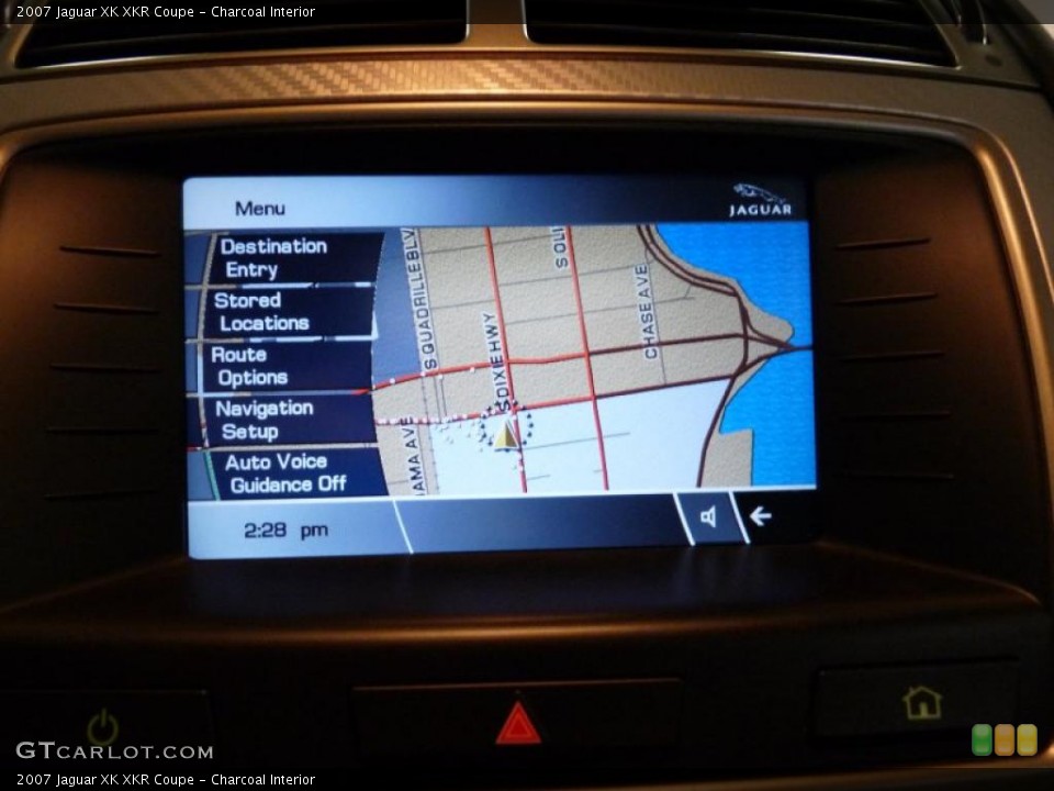 Charcoal Interior Navigation for the 2007 Jaguar XK XKR Coupe #39098282