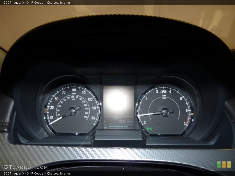 Charcoal Interior Gauges for the 2007 Jaguar XK XKR Coupe #39098362