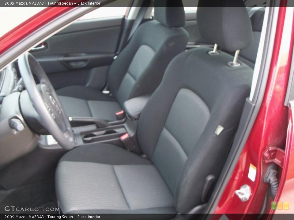 Black Interior Photo for the 2009 Mazda MAZDA3 i Touring Sedan #39098574