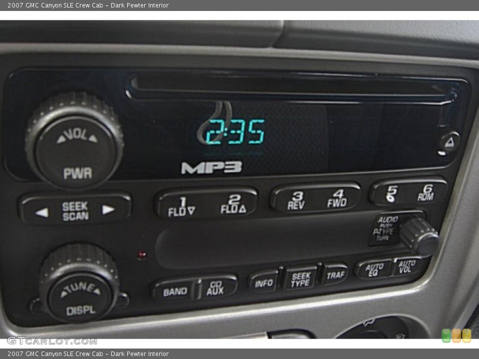 Dark Pewter Interior Controls for the 2007 GMC Canyon SLE Crew Cab #39099190