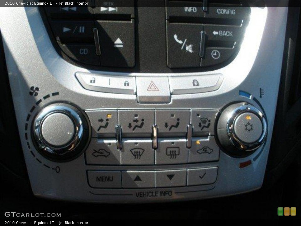 Jet Black Interior Controls for the 2010 Chevrolet Equinox LT #39099522