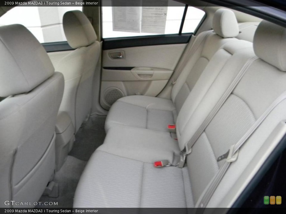 Beige Interior Photo for the 2009 Mazda MAZDA3 i Touring Sedan #39100034