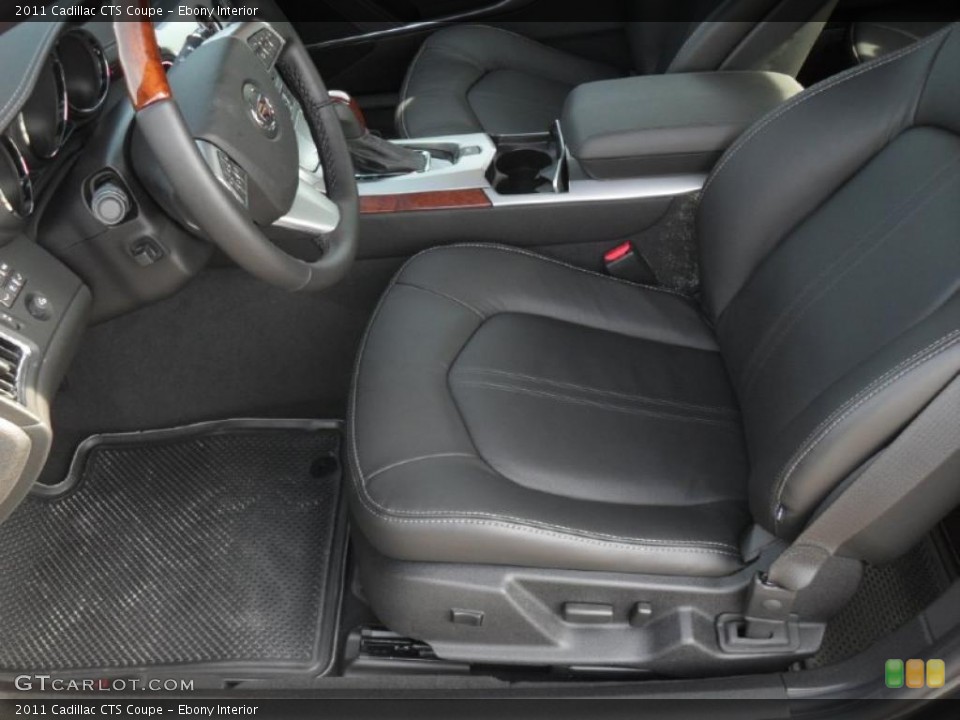 Ebony Interior Photo for the 2011 Cadillac CTS Coupe #39100390