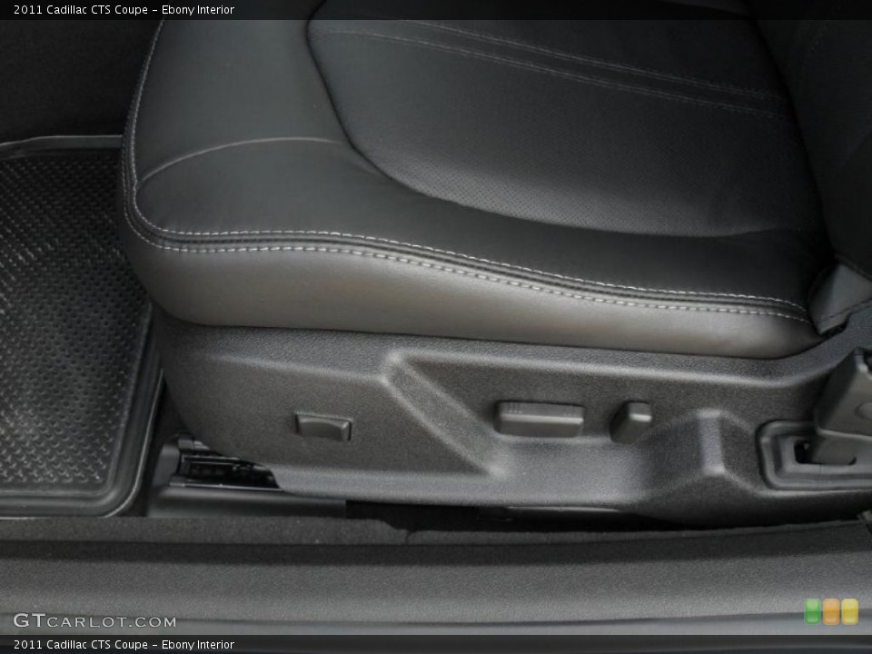 Ebony Interior Photo for the 2011 Cadillac CTS Coupe #39100410