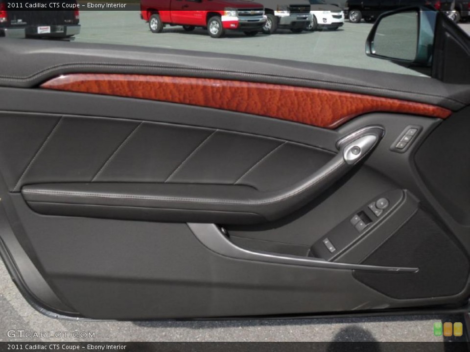 Ebony Interior Door Panel for the 2011 Cadillac CTS Coupe #39100426