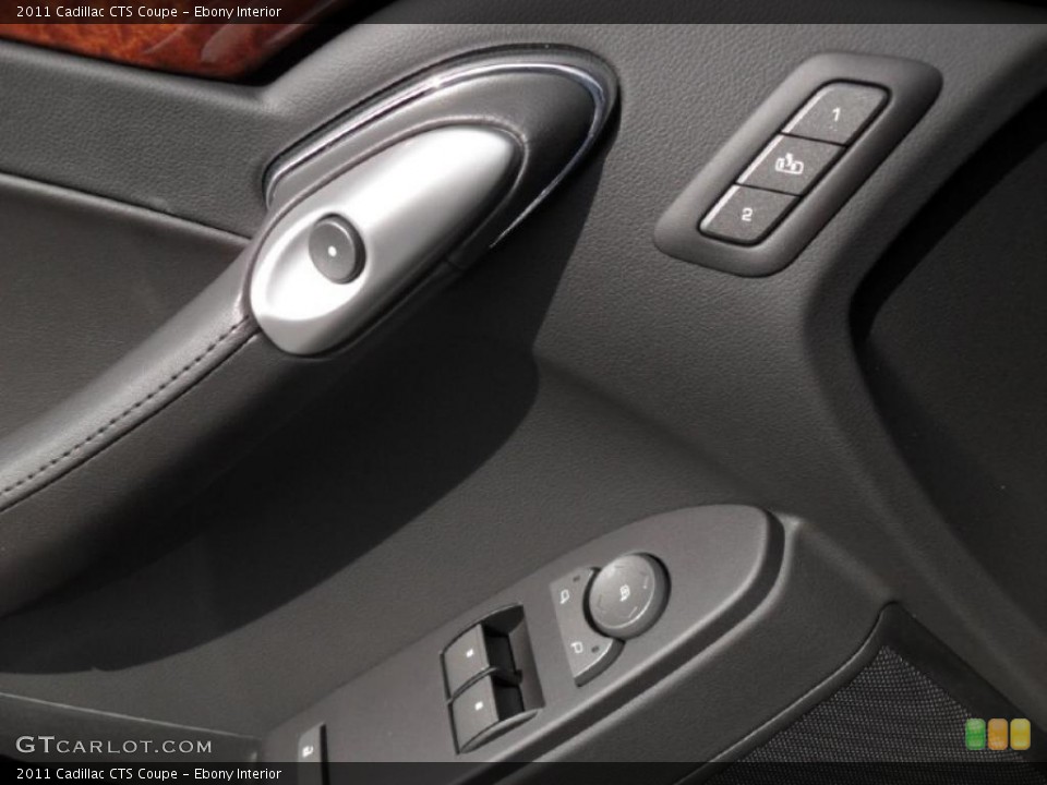 Ebony Interior Controls for the 2011 Cadillac CTS Coupe #39100462