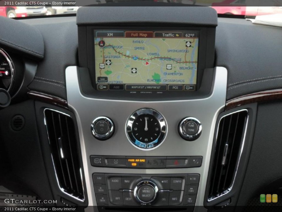 Ebony Interior Navigation for the 2011 Cadillac CTS Coupe #39100510