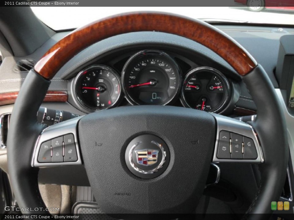 Ebony Interior Controls for the 2011 Cadillac CTS Coupe #39100522