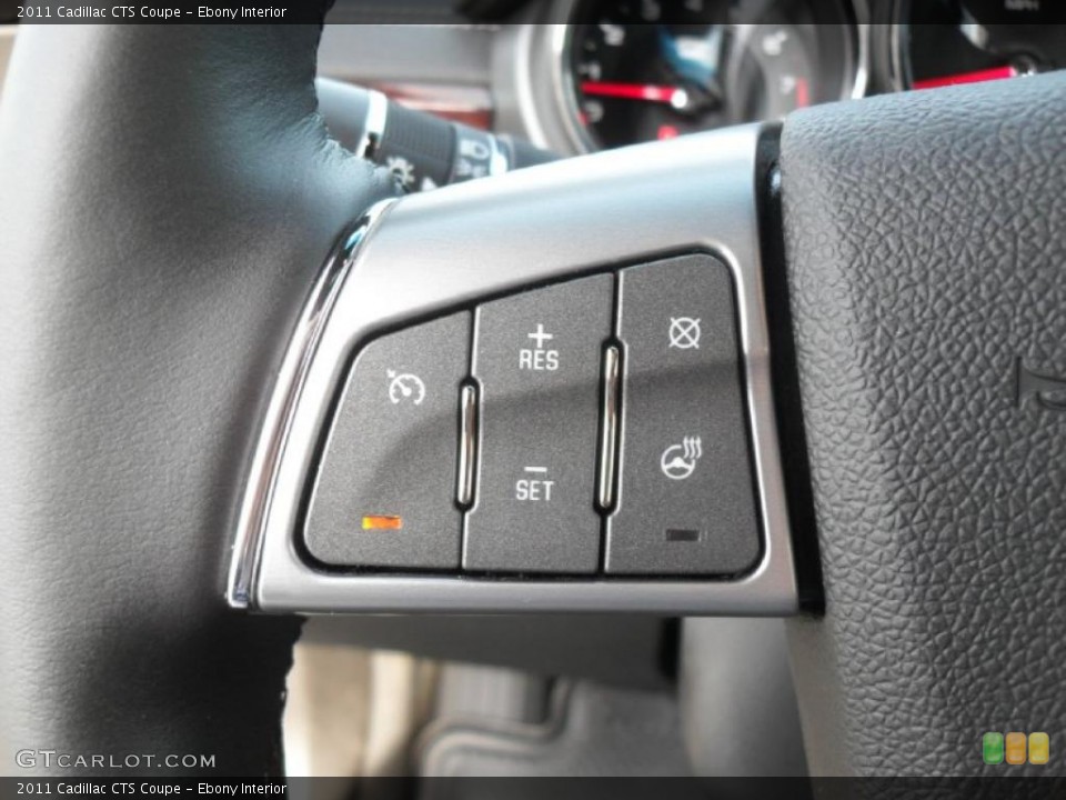 Ebony Interior Controls for the 2011 Cadillac CTS Coupe #39100542