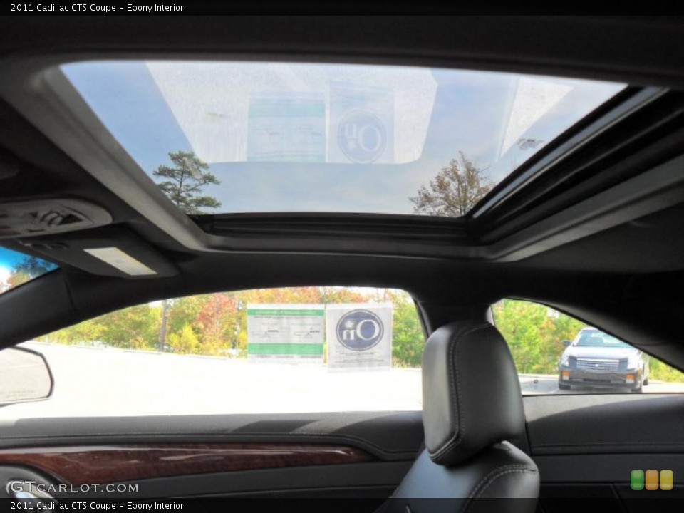 Ebony Interior Sunroof for the 2011 Cadillac CTS Coupe #39100554