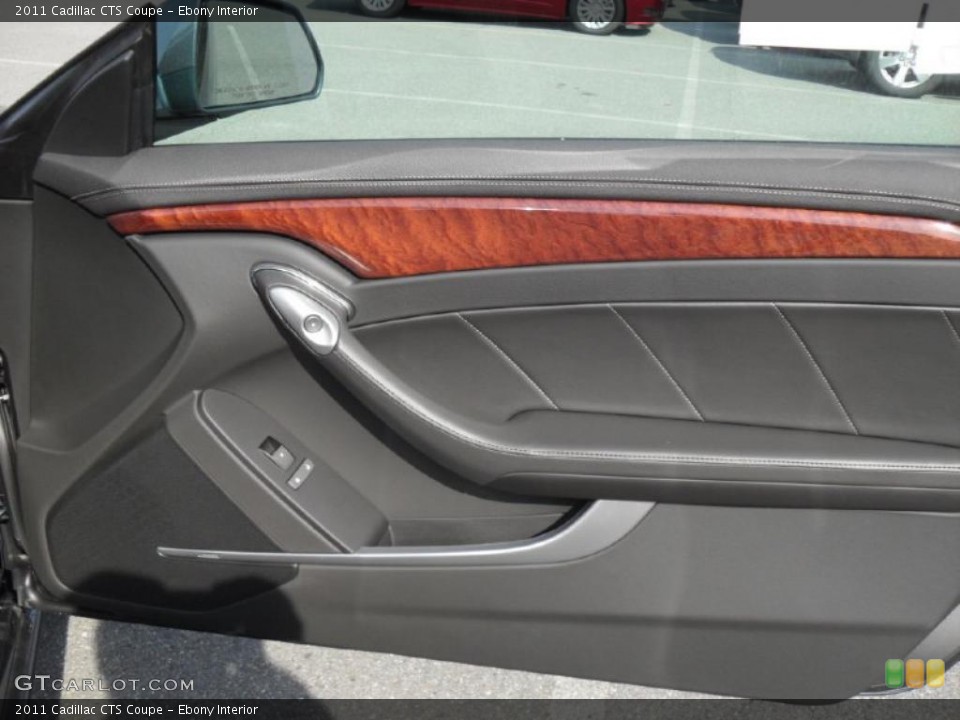 Ebony Interior Door Panel for the 2011 Cadillac CTS Coupe #39100630