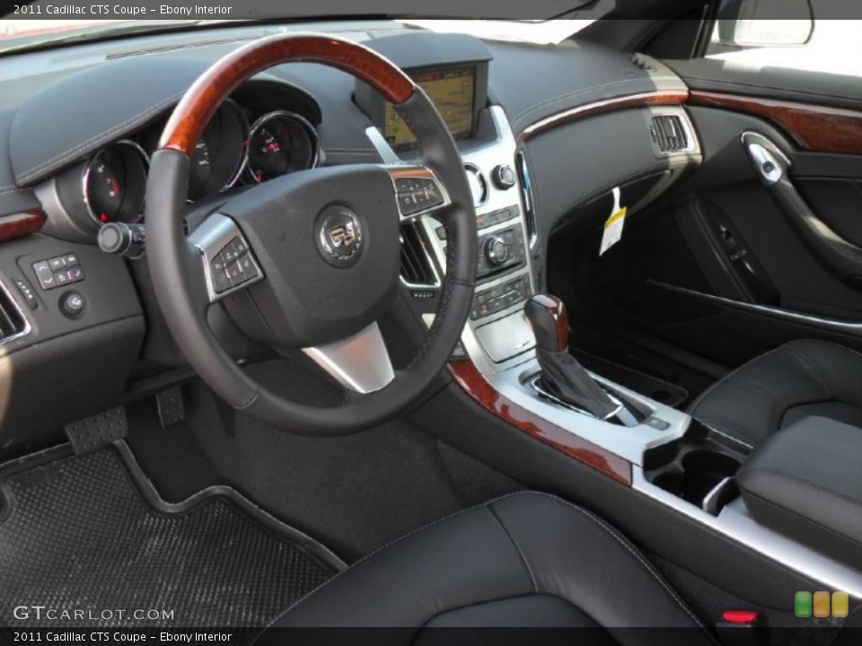 Ebony Interior Prime Interior for the 2011 Cadillac CTS Coupe #39100686
