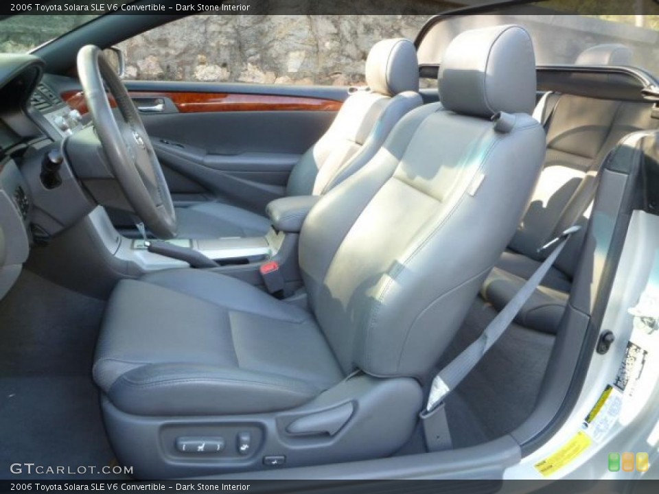 Dark Stone Interior Photo for the 2006 Toyota Solara SLE V6 Convertible #39100786