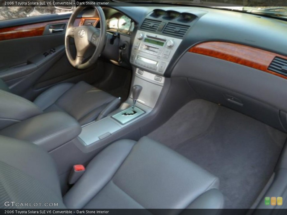 Dark Stone Interior Photo for the 2006 Toyota Solara SLE V6 Convertible #39100802