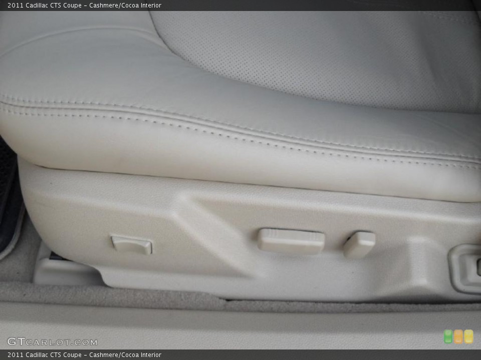 Cashmere/Cocoa Interior Controls for the 2011 Cadillac CTS Coupe #39100806