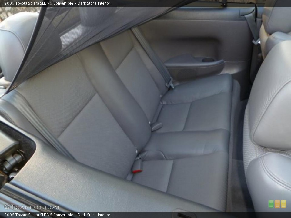 Dark Stone Interior Photo for the 2006 Toyota Solara SLE V6 Convertible #39100826