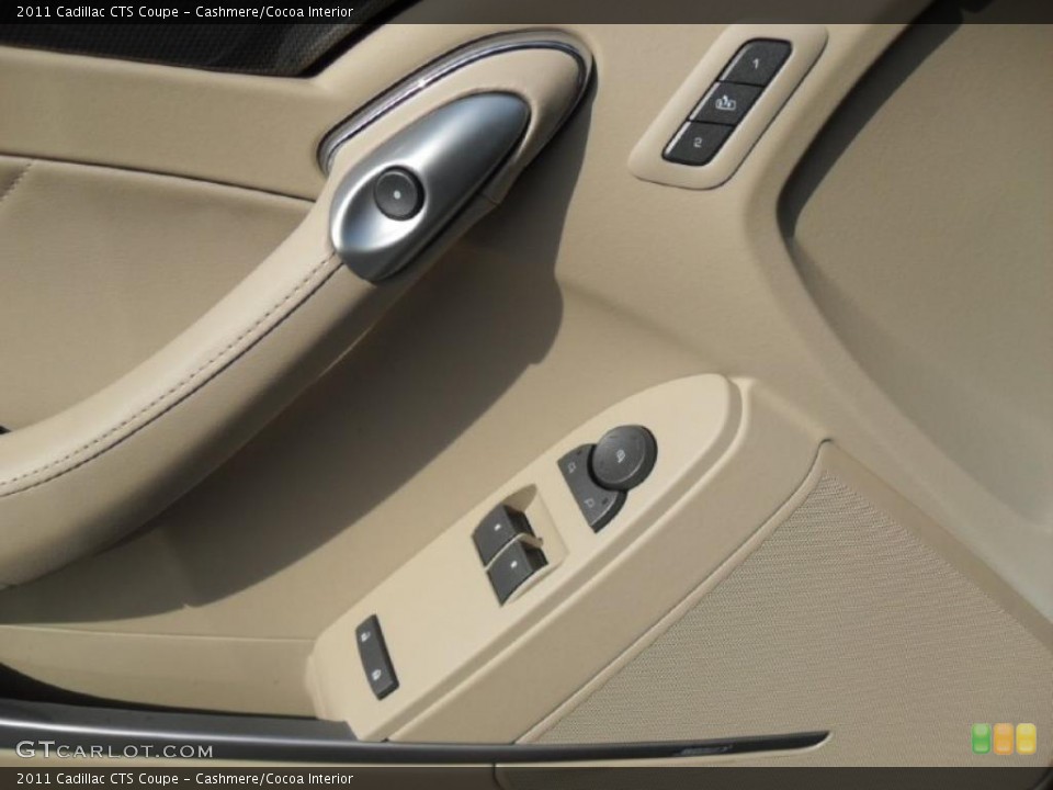 Cashmere/Cocoa Interior Controls for the 2011 Cadillac CTS Coupe #39100854