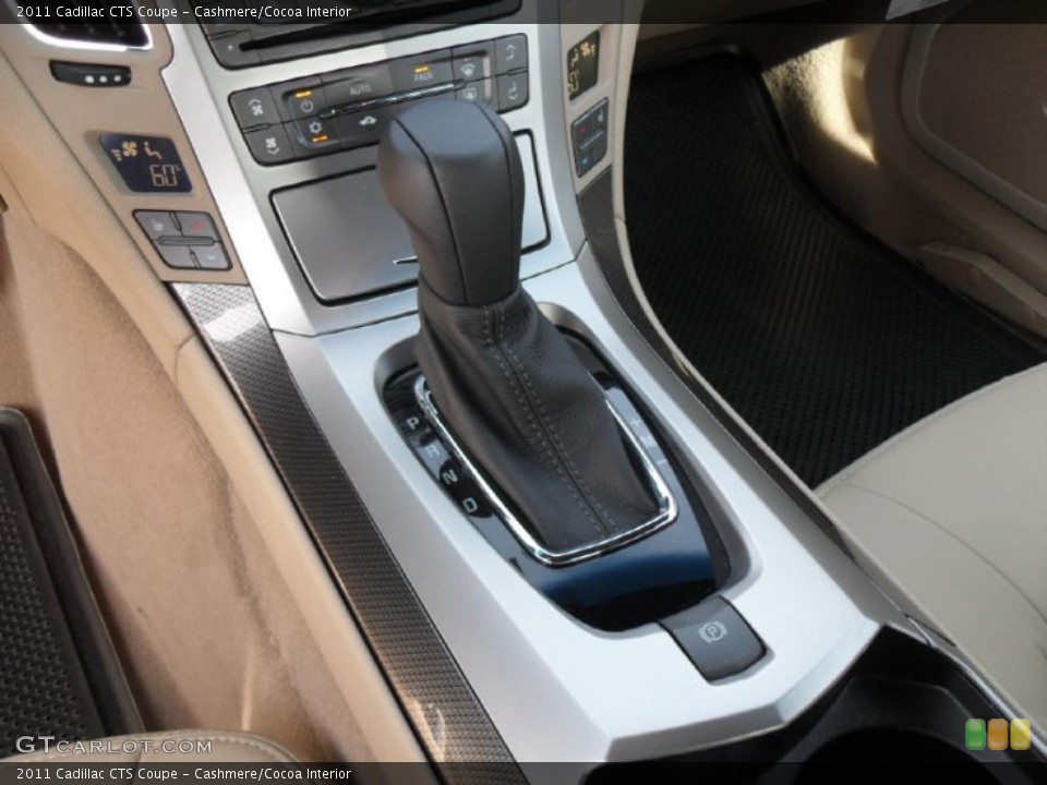 Cashmere/Cocoa Interior Transmission for the 2011 Cadillac CTS Coupe #39100922