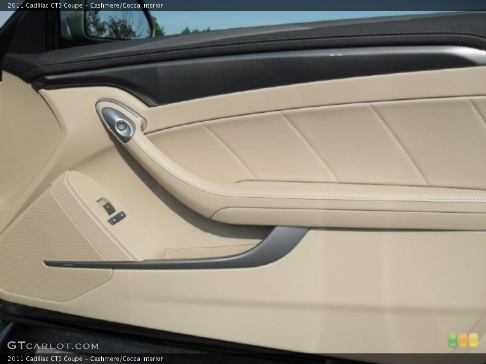 Cashmere/Cocoa Interior Door Panel for the 2011 Cadillac CTS Coupe #39101010