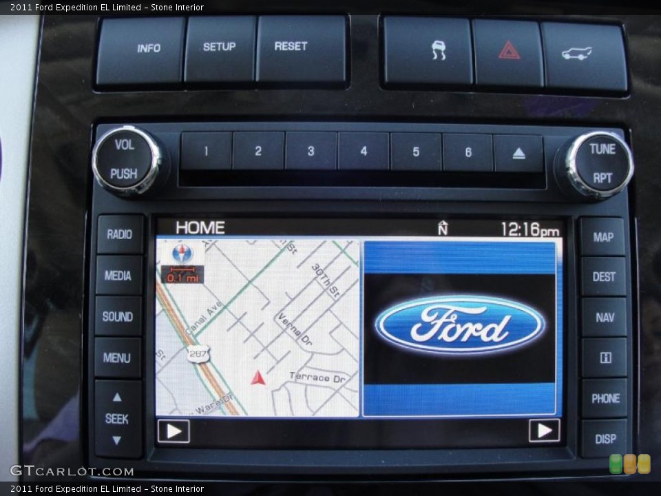 Stone Interior Navigation for the 2011 Ford Expedition EL Limited #39101034