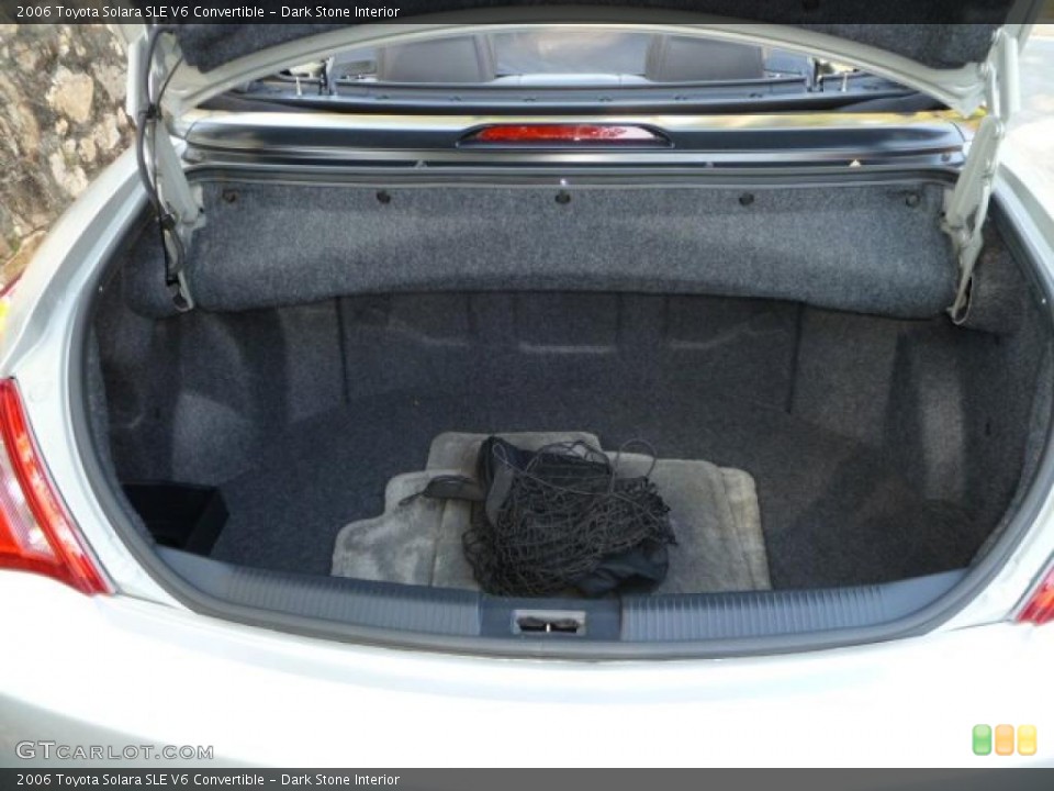 Dark Stone Interior Trunk for the 2006 Toyota Solara SLE V6 Convertible #39101058
