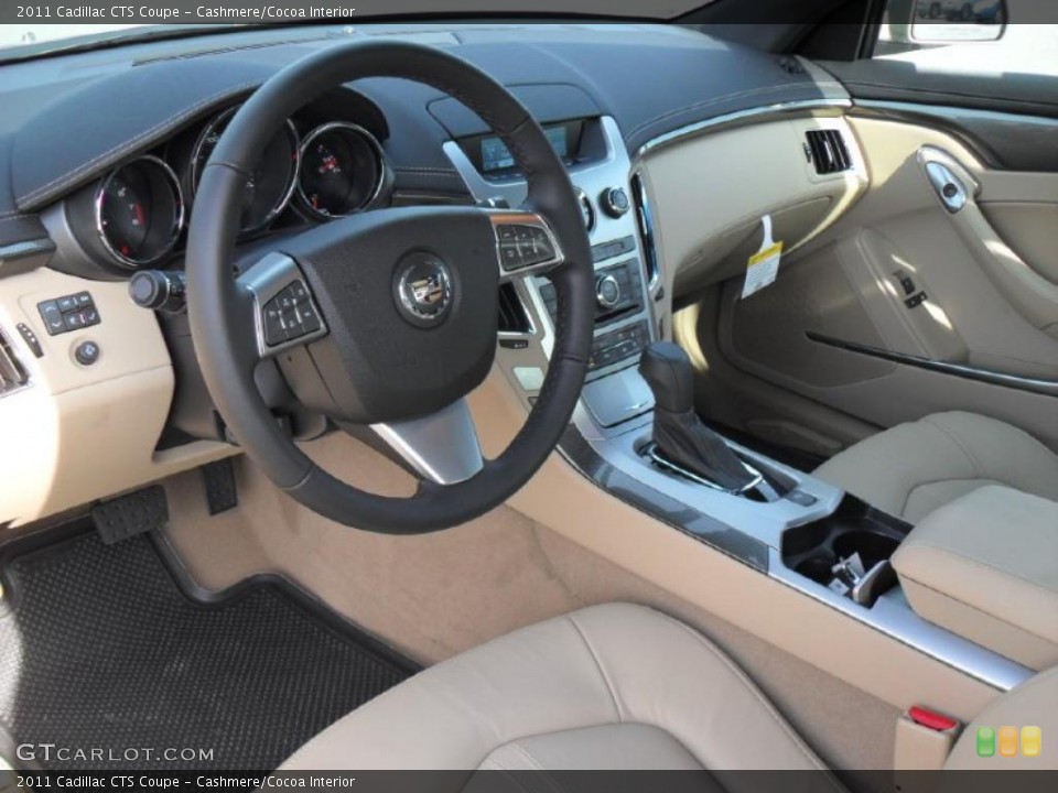 Cashmere/Cocoa Interior Prime Interior for the 2011 Cadillac CTS Coupe #39101078