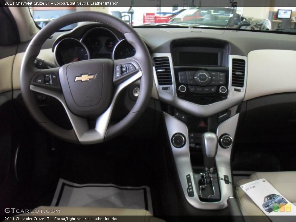 Cocoa/Light Neutral Leather Interior Dashboard for the 2011 Chevrolet Cruze LT #39101354