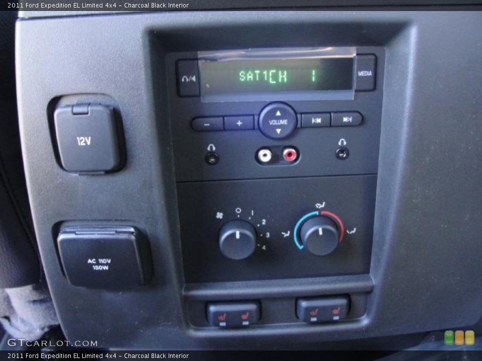 Charcoal Black Interior Controls for the 2011 Ford Expedition EL Limited 4x4 #39101714