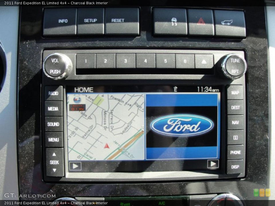 Charcoal Black Interior Navigation for the 2011 Ford Expedition EL Limited 4x4 #39101766