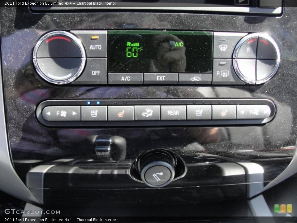 Charcoal Black Interior Controls for the 2011 Ford Expedition EL Limited 4x4 #39101786