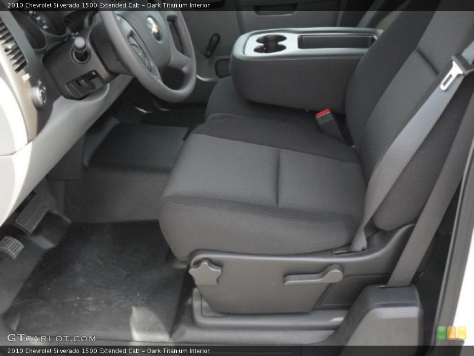Dark Titanium Interior Photo for the 2010 Chevrolet Silverado 1500 Extended Cab #39102038