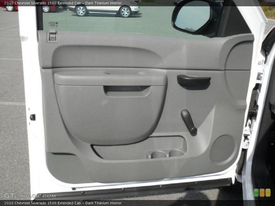 Dark Titanium Interior Door Panel for the 2010 Chevrolet Silverado 1500 Extended Cab #39102074