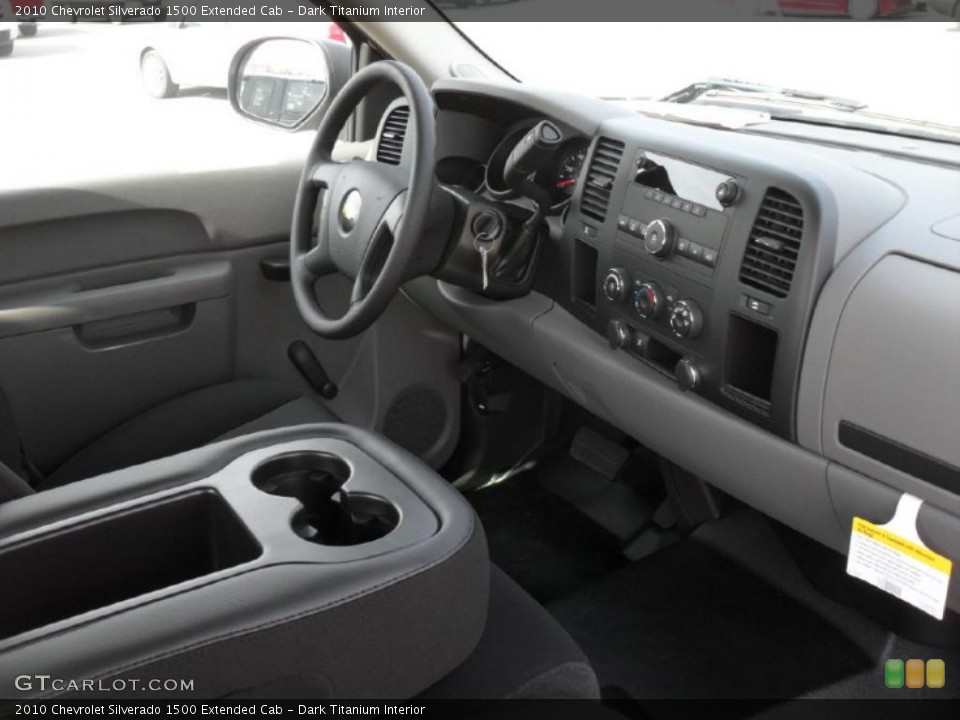 Dark Titanium Interior Dashboard for the 2010 Chevrolet Silverado 1500 Extended Cab #39102274