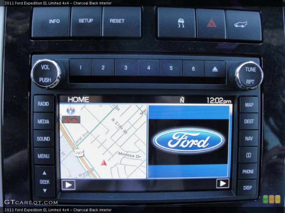Charcoal Black Interior Navigation for the 2011 Ford Expedition EL Limited 4x4 #39102434