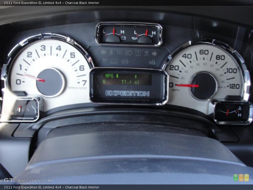 Charcoal Black Interior Gauges for the 2011 Ford Expedition EL Limited 4x4 #39102538
