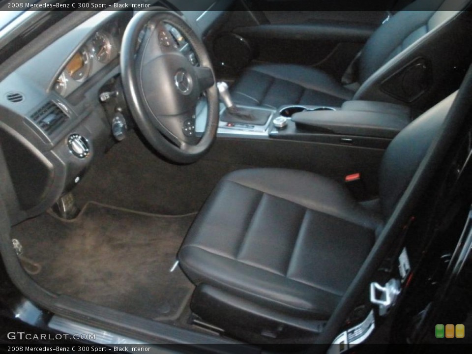 Black Interior Photo for the 2008 Mercedes-Benz C 300 Sport #39102949