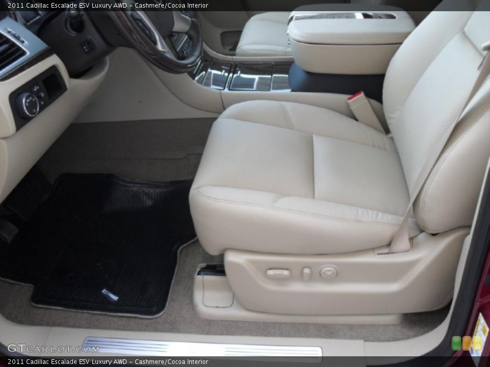 Cashmere/Cocoa Interior Photo for the 2011 Cadillac Escalade ESV Luxury AWD #39102953
