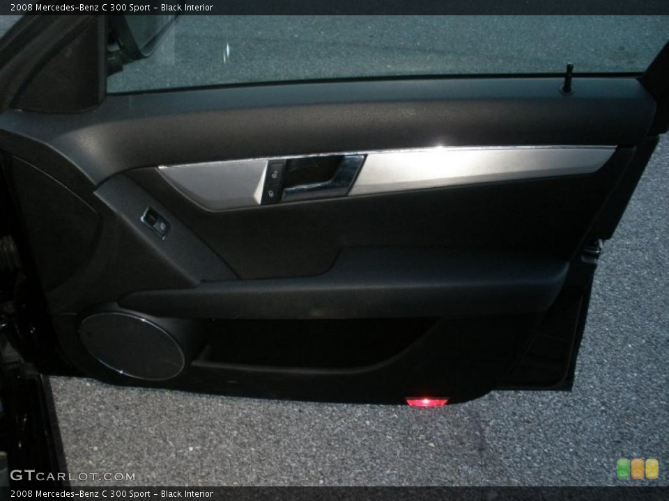 Black Interior Door Panel for the 2008 Mercedes-Benz C 300 Sport #39103029