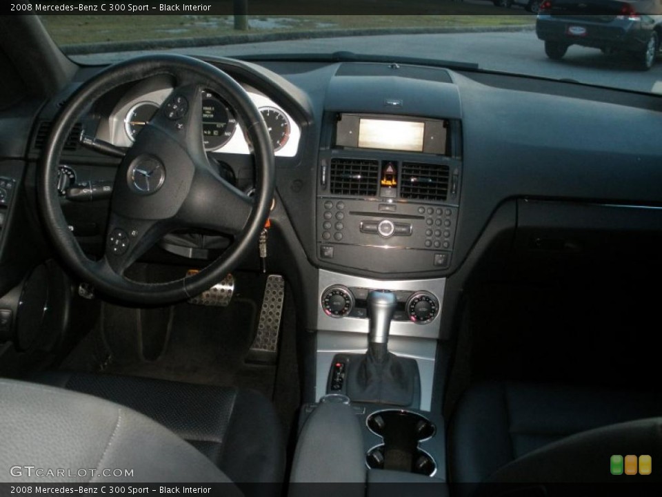 Black Interior Dashboard for the 2008 Mercedes-Benz C 300 Sport #39103065