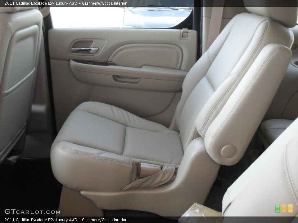 Cashmere/Cocoa Interior Photo for the 2011 Cadillac Escalade ESV Luxury AWD #39103069