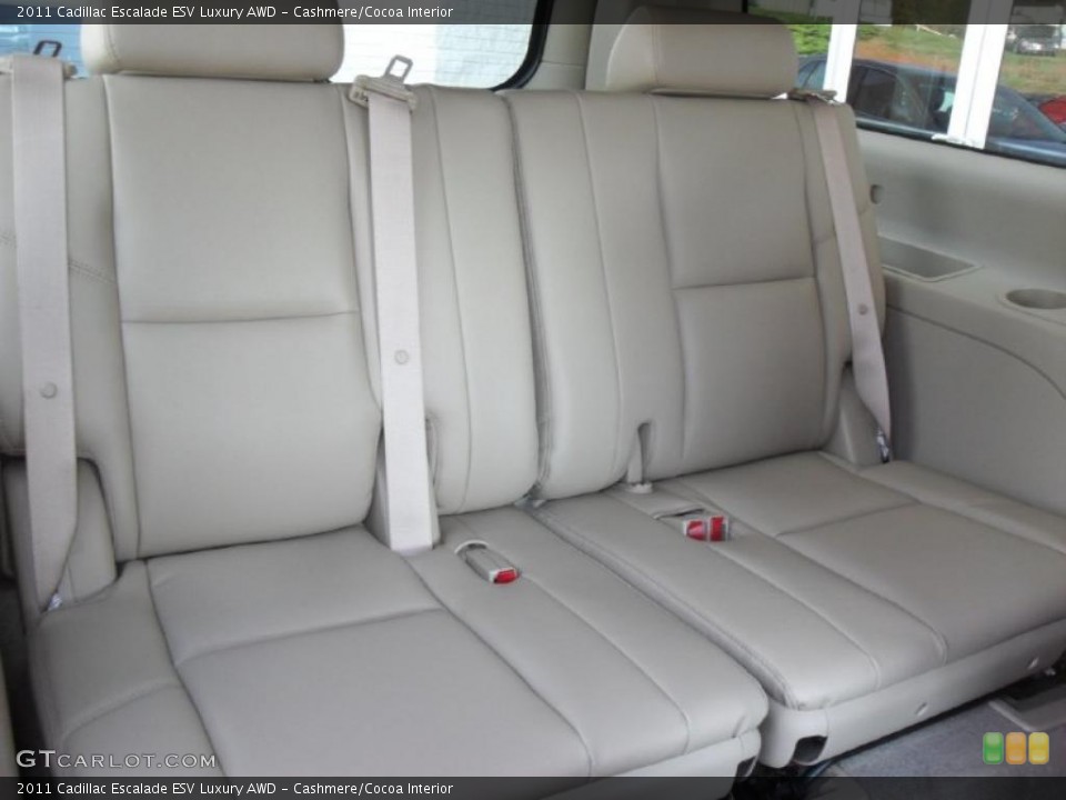 Cashmere/Cocoa Interior Photo for the 2011 Cadillac Escalade ESV Luxury AWD #39103153
