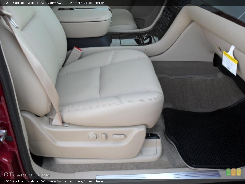 Cashmere/Cocoa Interior Photo for the 2011 Cadillac Escalade ESV Luxury AWD #39103169