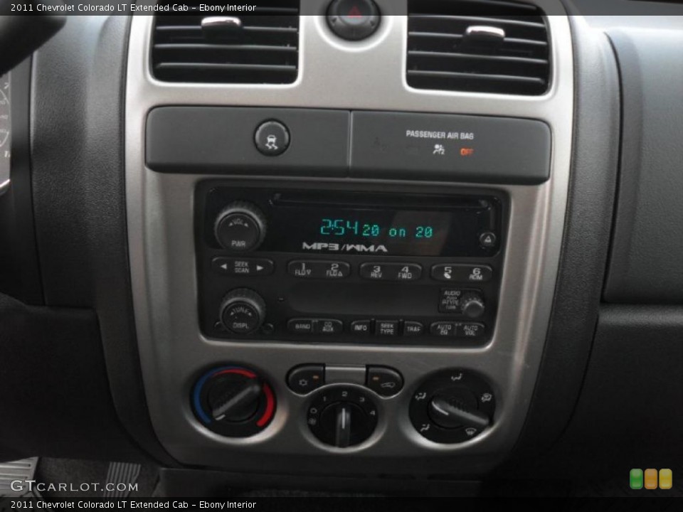 Ebony Interior Controls for the 2011 Chevrolet Colorado LT Extended Cab #39103417