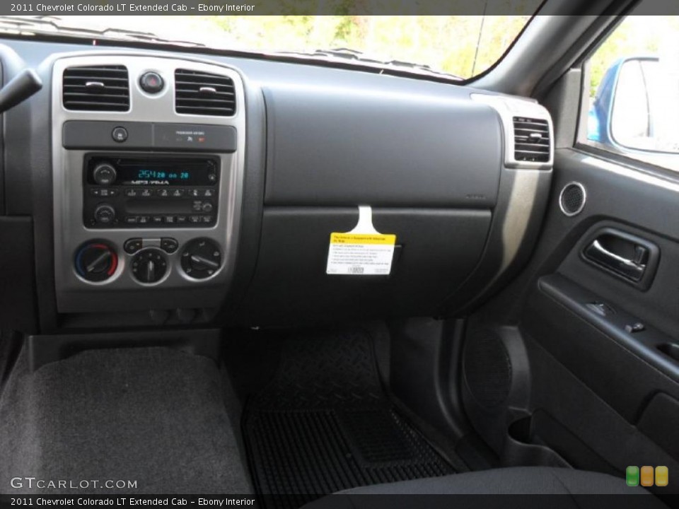 Ebony Interior Dashboard for the 2011 Chevrolet Colorado LT Extended Cab #39103498