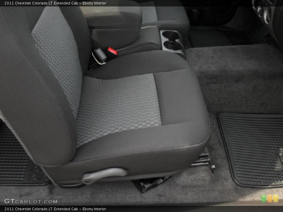 Ebony Interior Photo for the 2011 Chevrolet Colorado LT Extended Cab #39103553