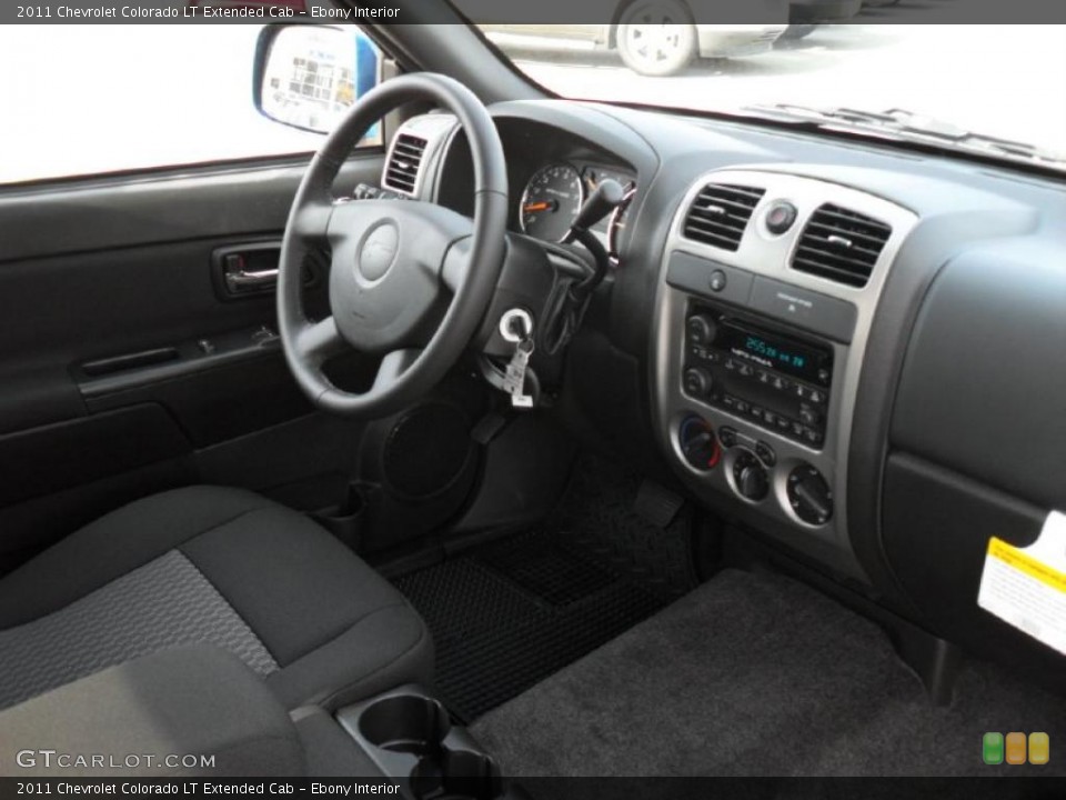 Ebony Interior Dashboard for the 2011 Chevrolet Colorado LT Extended Cab #39103585