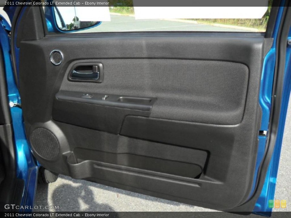 Ebony Interior Door Panel for the 2011 Chevrolet Colorado LT Extended Cab #39103603
