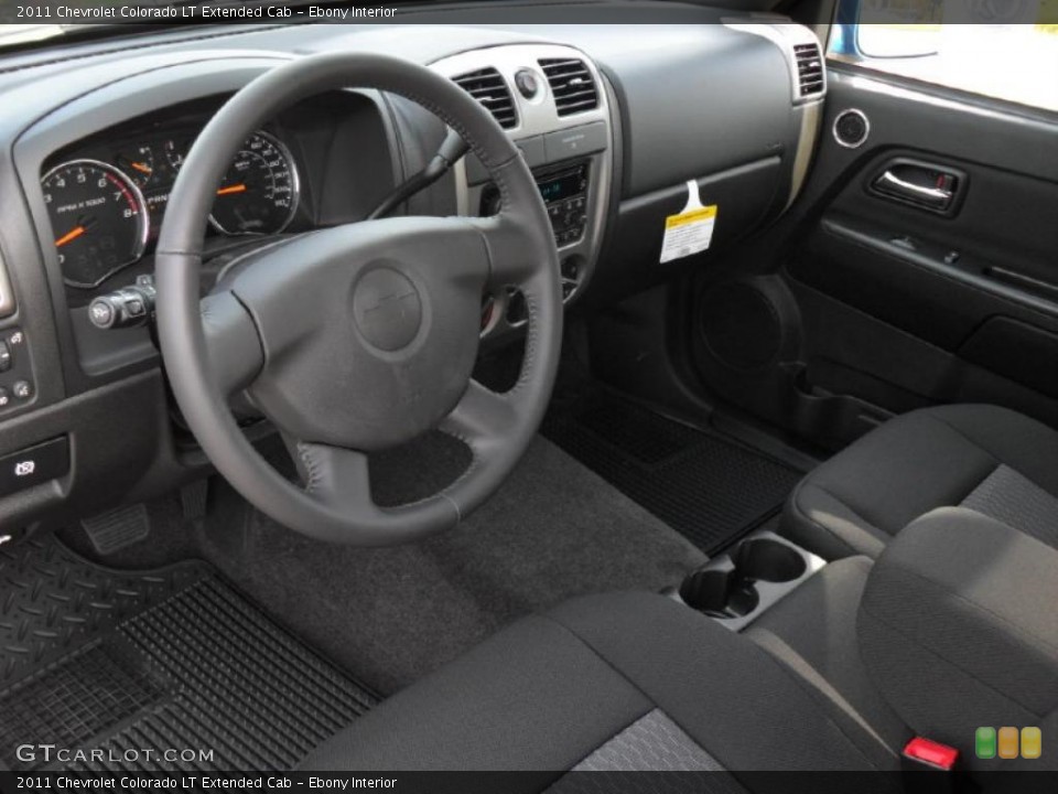 Ebony Interior Prime Interior for the 2011 Chevrolet Colorado LT Extended Cab #39103661
