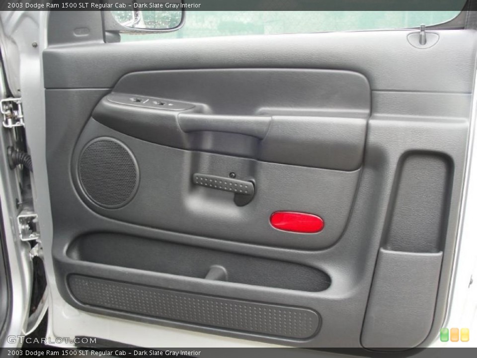 Dark Slate Gray Interior Door Panel for the 2003 Dodge Ram 1500 SLT Regular Cab #39103825