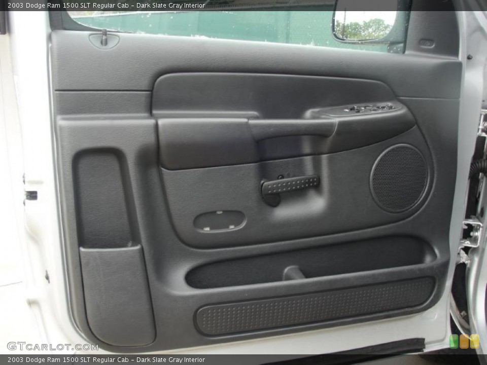 Dark Slate Gray Interior Door Panel for the 2003 Dodge Ram 1500 SLT Regular Cab #39103893